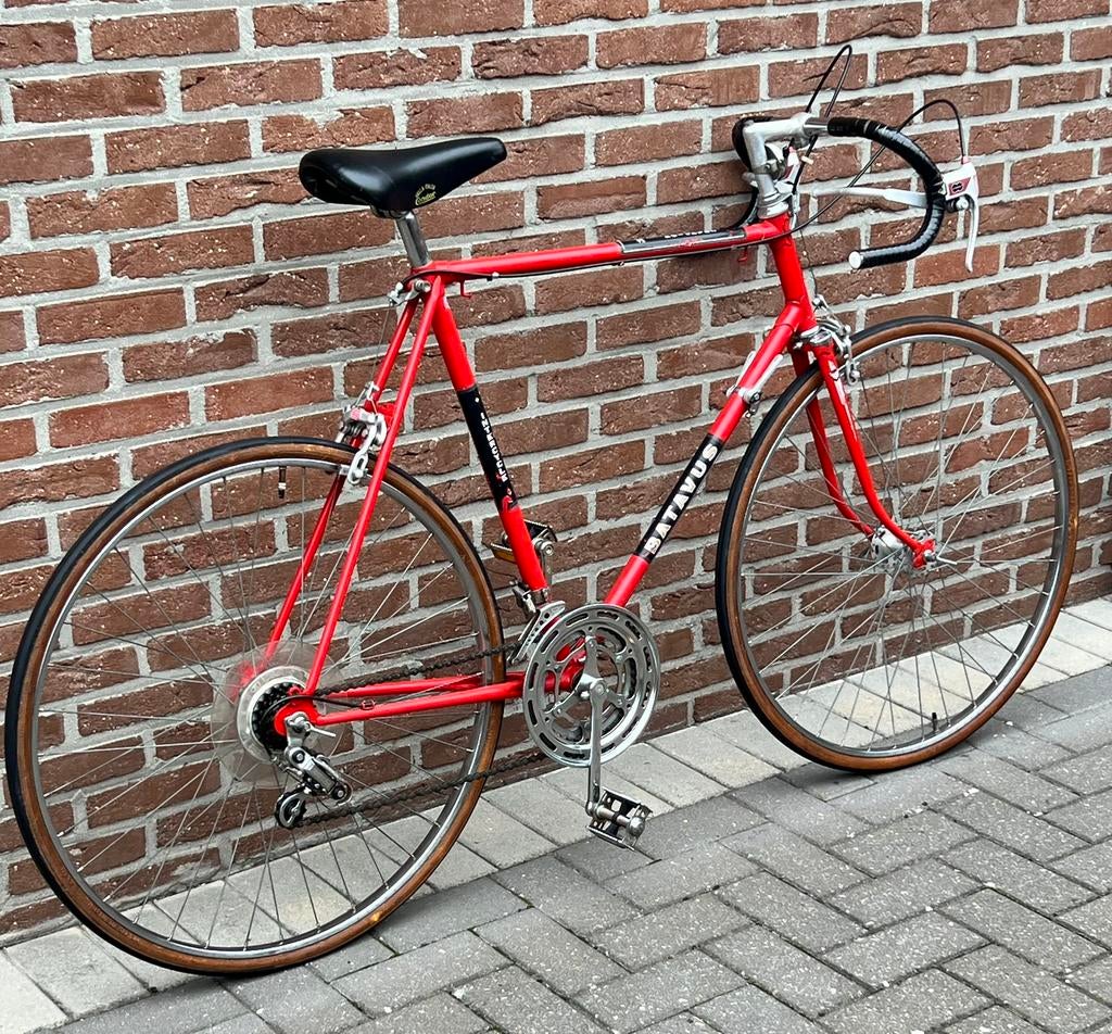 Koersfiets vintage Batavus,H kader:60 cm,10 versnellingen,, Fietsen en Brommers, Ophalen, Overige materialen, Gebruikt, 10 tot 15 versnellingen