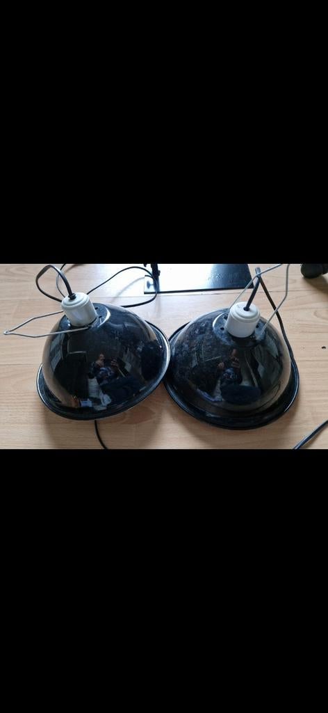 2 grote terrarium lampen op staander, Animaux & Accessoires, Reptiles & Amphibiens | Accessoires, Comme neuf, Enlèvement