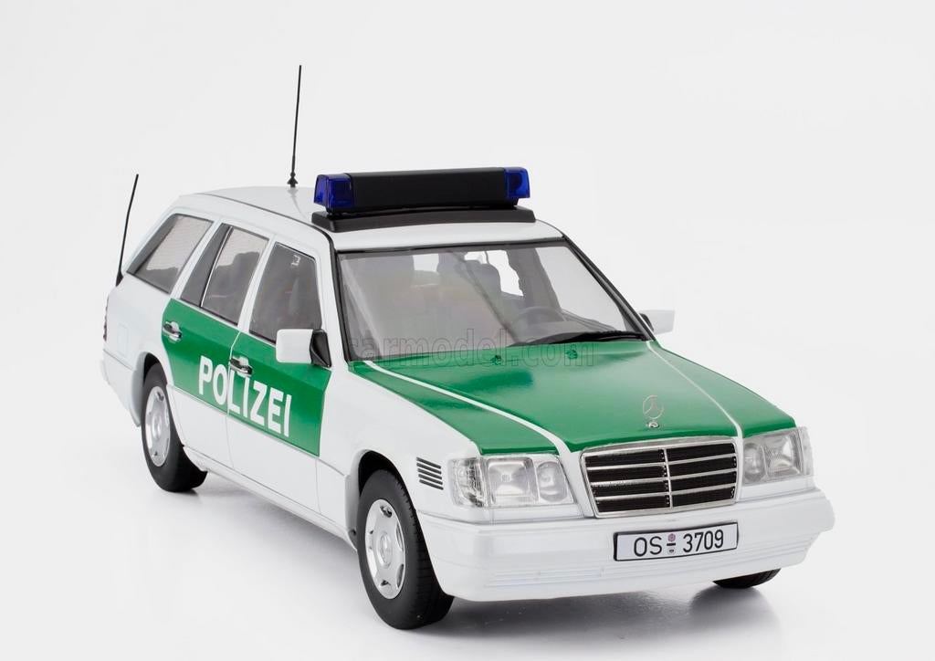 1:18 Mercedes E-class t- model 1995 Polizei, Ophalen of Verzenden, Zo goed als nieuw