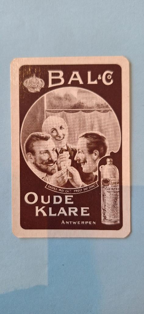 Carte à jouer Antwerp_Bal & C_Oude Klare_Roze_216, Enlèvement ou Envoi, Utilisé, Carte(s) à jouer