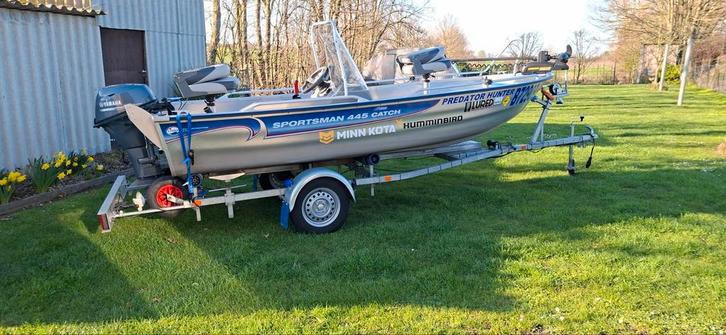 Linder Sportman 445 Catch volledig uitgerust €12.995, Watersport en Boten, Boottrailers, Zo goed als nieuw, Overige typen, Minder dan 1500 kg