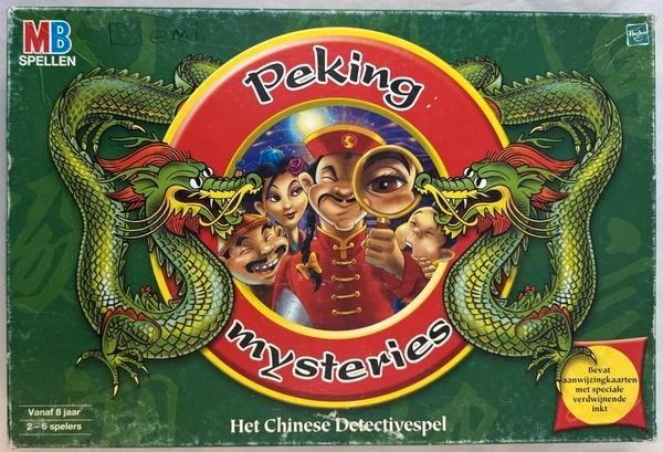 MB De Peking Mysteries Detectivespel compleet spel bordspel, Hobby en Vrije tijd, Gezelschapsspellen | Bordspellen, Zo goed als nieuw
