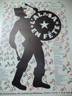 VTG 1982 grote affiche UCL L' Alma en Fête Louvain-en-Woluwe, Ophalen