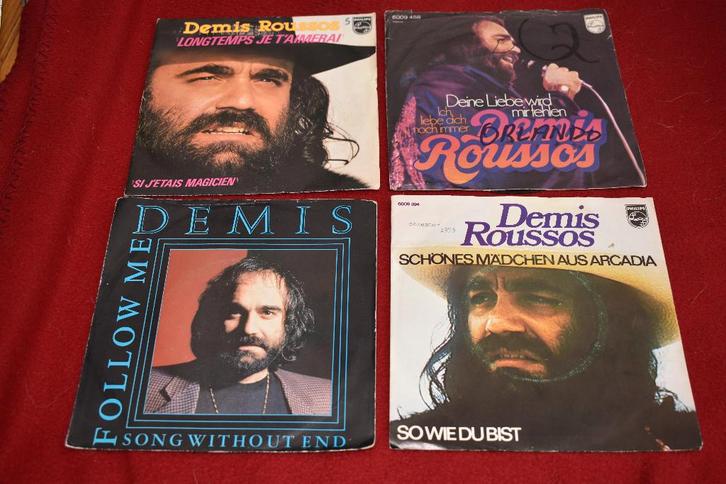45t vinylhits van DEMIS ROUSSOS, CD & DVD, Vinyles Singles, Comme neuf, Pop, 7 pouces, Enlèvement ou Envoi