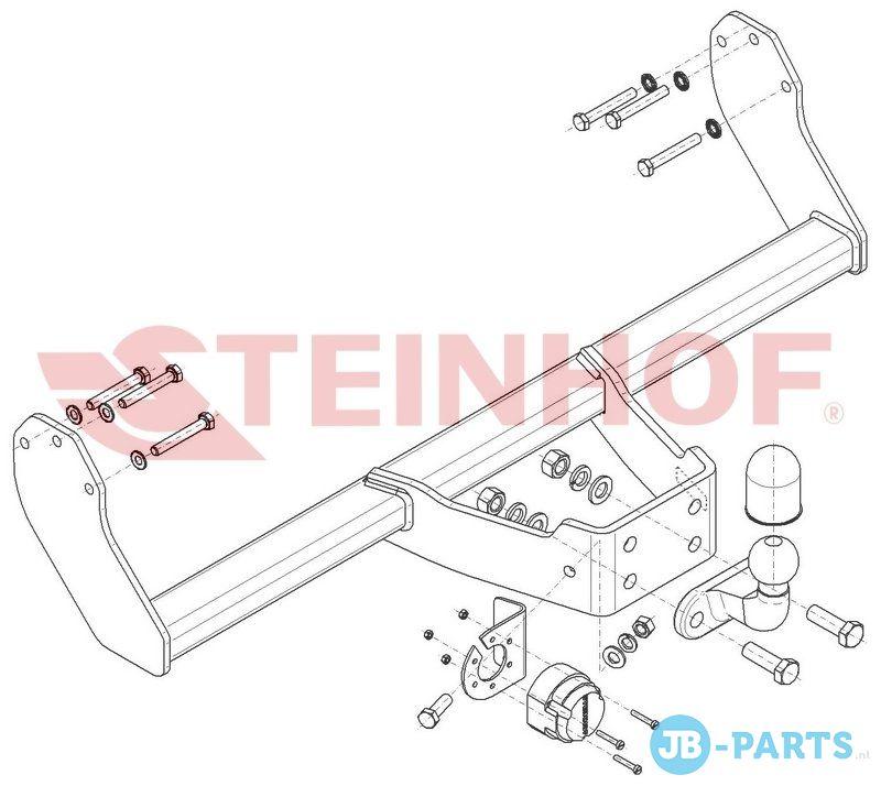 Vaste trekhaak Maxus EV30 Bestelwagen vanaf 2019, -, -, -