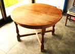 Eiken ronde tafel, Huis en Inrichting, Ophalen, Gebruikt, 100 tot 150 cm, 150 tot 200 cm