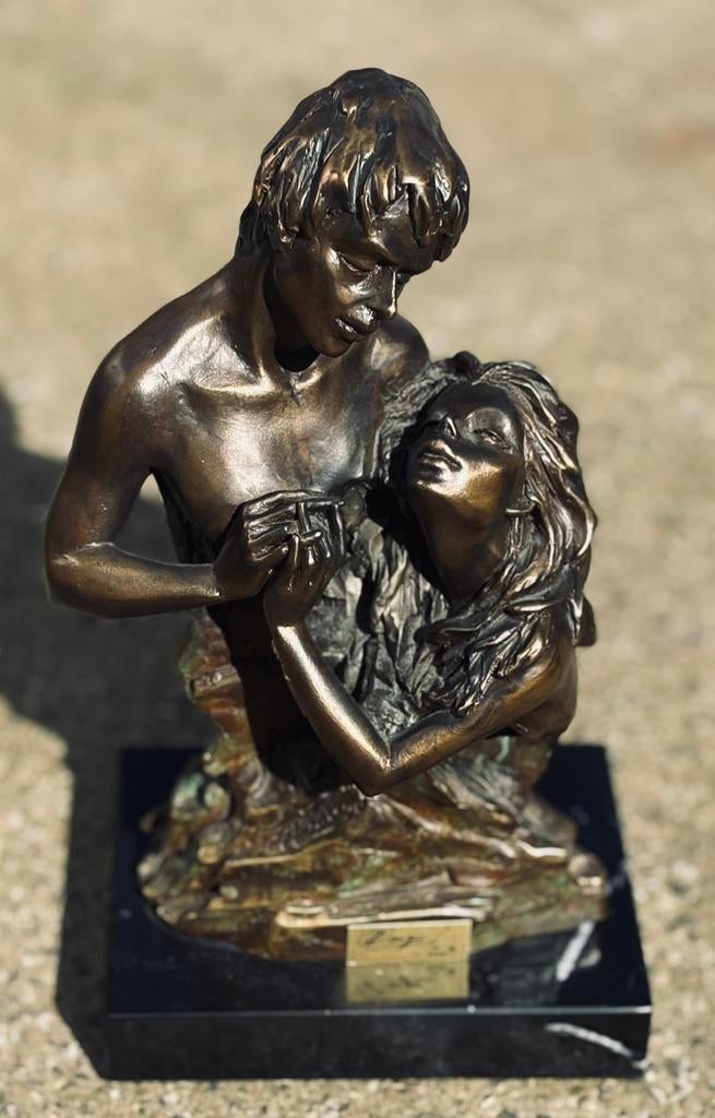 Bronzen beeld Paor A., Antiek en Kunst, Antiek | Brons en Koper, Brons, Ophalen of Verzenden