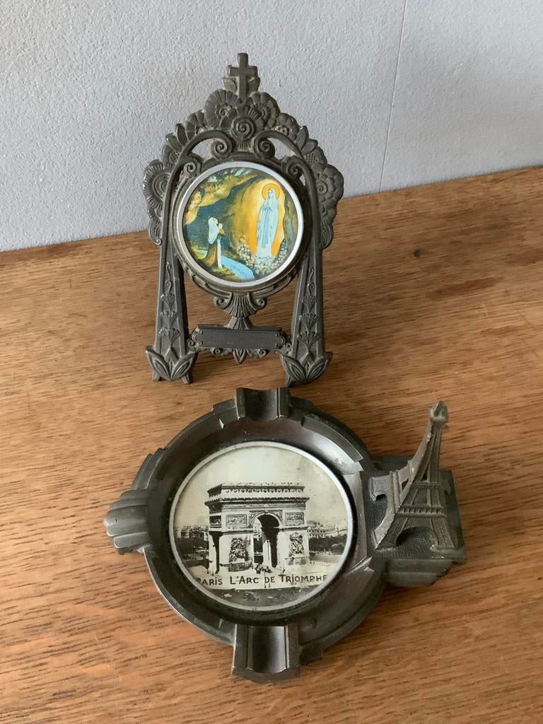 Authentieke Franse souvenirs, Antiek en Kunst, Antiek | Brons en Koper, Brons, Ophalen
