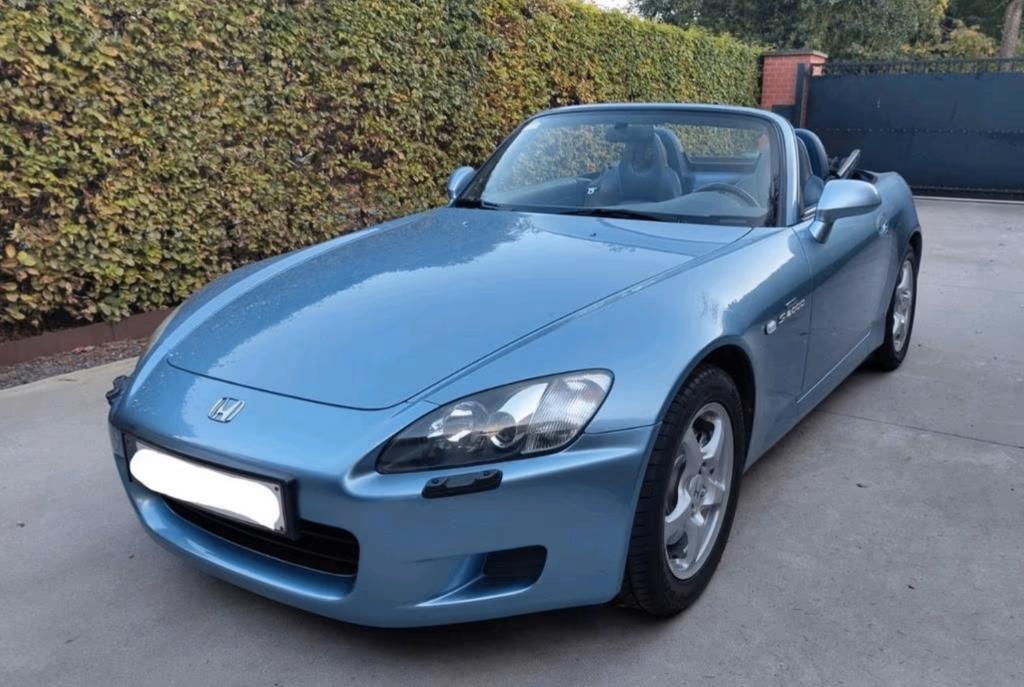 Honda S2000 – Nürburgring – Nürburgring blauw, Auto's, Honda, Achterwielaandrijving, Cabriolet, Blauw, Leder