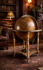 Armoire forme de globe élégante de style ancien/bar à globe, Enlèvement, Utilisé