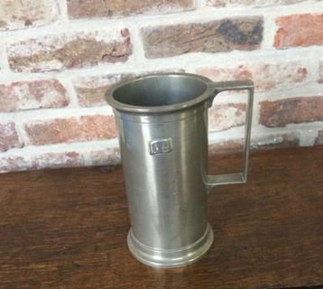 Portugese Tinnen Beker 1L beschikbaar voor biedingen