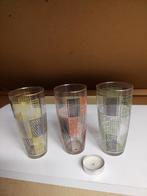 3 verres long drink vintage, Comme neuf, Enlèvement ou Envoi