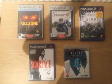 Jeux ps2, ps3 beschikbaar voor biedingen