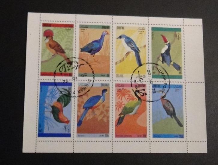 Thematische zegels blokken of velletjes, Postzegels en Munten, Postzegels | Thematische zegels, Gestempeld, Overige thema's, Ophalen of Verzenden