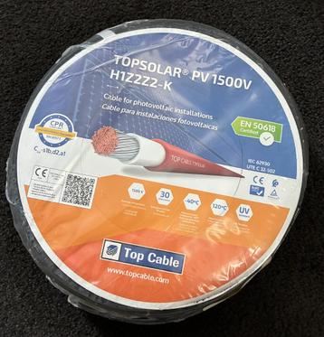 Solar kabel van top cable zwart 4mm 100m beschikbaar voor biedingen
