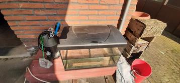 Aquarium met toebehoren, Enlèvement, Utilisé, Aquarium vide