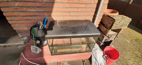 Aquarium met toebehoren, Dieren en Toebehoren, Vissen | Aquaria en Toebehoren, Gebruikt, Leeg aquarium, Ophalen