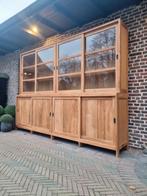 Teak xxl 300 cm buffetkast/vitrinekast GRATIS LEVERING, Huis en Inrichting, Ophalen of Verzenden, Zo goed als nieuw