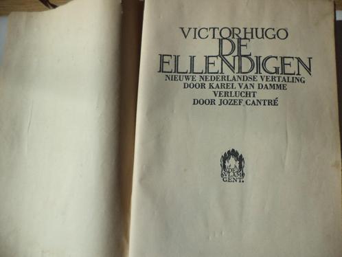 1949 Jozef Cantré 28 illustraties Les misérables Victor Hugo, Antiek en Kunst, Kunst | Etsen en Gravures, Ophalen of Verzenden