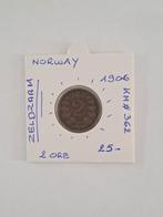 Norway 2 ore 1906 ZELDZAAM, Postzegels en Munten, Munten | Europa | Niet-Euromunten, Ophalen of Verzenden