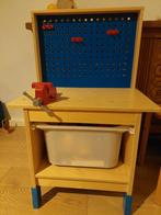 Houten kinderwerkbank met gereedschap, Ophalen