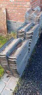 Zwarte dakpannen (ongeveer 60), Ophalen, Gebruikt, Dakpannen