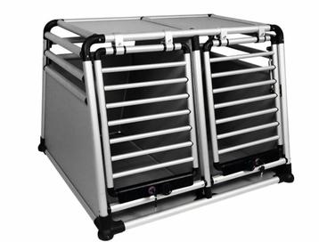 Autobench Hondenbench Auto Aluminium Dubbel gasveer en slot beschikbaar voor biedingen