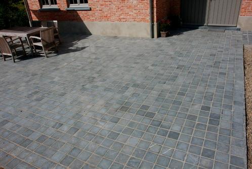 Asian Blue getrommeld 20x20x2.0 cm, Jardin & Terrasse, Pavé & Dalles, Neuf, Tuiles de terrasse, Pierre naturelle, 10 m²² ou plus