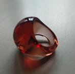 Lalique bague crystal cognac taille 52 avec la boîte, Ophalen