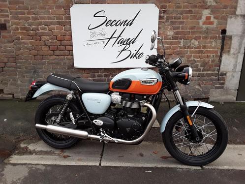 TRIUMPH BONNEVILLE T100 NEUVE, GARANTIE 2 ANS, 10450 EUROS, Motos, Motos | Triumph, Entreprise, Naked bike, plus de 35 kW, 2 cylindres