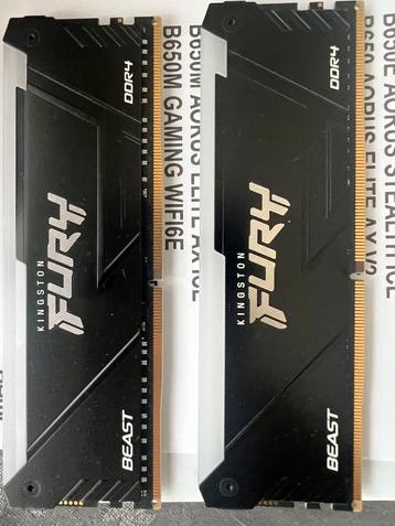 Ram geheugen 2 x 16GB DDR4 BEAST Moederbord / CPU kaart beschikbaar voor biedingen