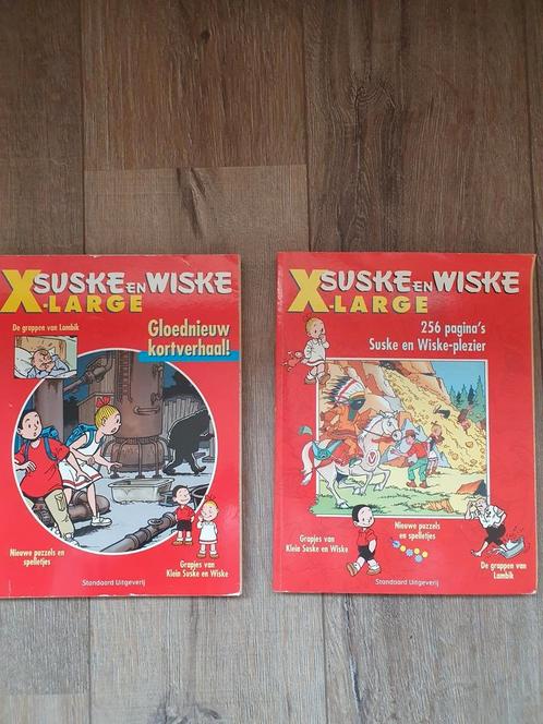 2 livres X-Large Suske et Wiske, Livres, BD, Comme neuf, Plusieurs BD, Enlèvement ou Envoi