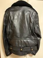 lederen  motorjas, Enlèvement, Comme neuf, Taille 56/58 (XL), Noir