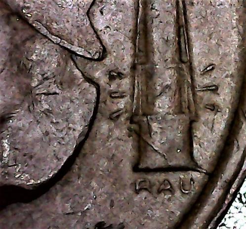 Verscheidenheidsmunt 20 centimes 1953 Fr gebroken hoeklantaa, Postzegels en Munten, Munten | België, Losse munt, Metaal, Verzenden