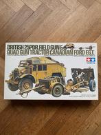 BRITISH 25PDR. FIELD GUN & QUAD GUN TRACTOR - 1:35, Verzenden, 1:32 tot 1:50, Nieuw, Truck