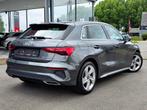 Audi A3 1.0 TFSI 110CV S-LINE // BOITE AUTOMATIQUE, Automaat, Navigatiesysteem, Leder, Bedrijf