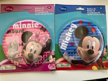 XL buttons Mickey en Minnie
