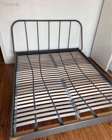 Kopardal IKEA 160x200 cm metalen bed met boxsprings, Huis en Inrichting, Slaapkamer | Matrassen en Bedbodems, Zo goed als nieuw