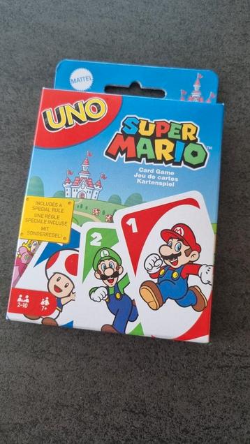 Uno super Mario, Hobby en Vrije tijd, Ophalen of Verzenden, Zo goed als nieuw