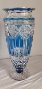 Vase florance bleu josephe Simon val saint Lambert 1926, Antiquités & Art, Antiquités | Verre & Cristal, Enlèvement ou Envoi