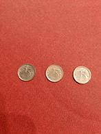België. 25 cent van 1967 + 1968 ( x2 )., Postzegels en Munten, Munten | België, Ophalen of Verzenden, Losse munt