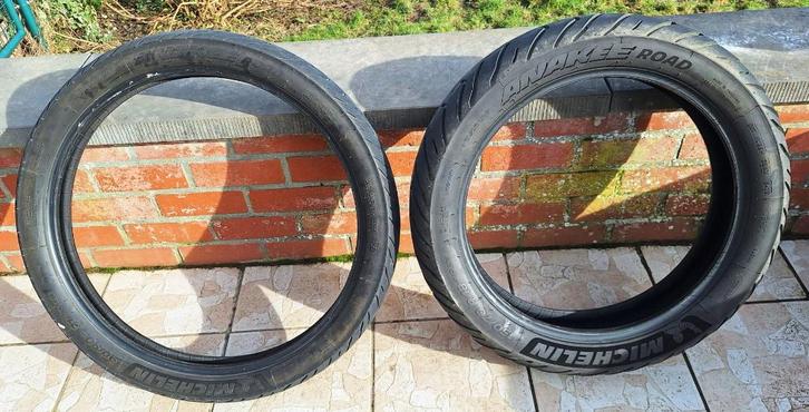 Paar Michelin Anakee Road motorbanden, Motoren, Onderdelen | Merk-onafhankelijk, Gebruikt, Ophalen