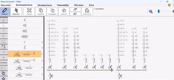 Ééndraadschema / positieschema beschikbaar voor biedingen