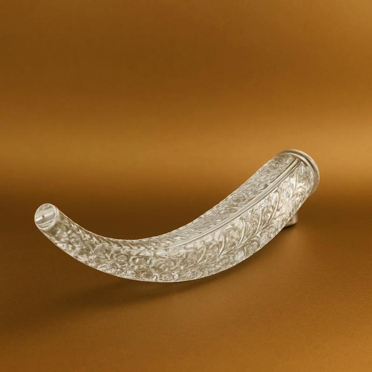 Corne d'abondance en cristal taillé bohémien, Antiek en Kunst, Antiek | Glaswerk en Kristal, Ophalen of Verzenden