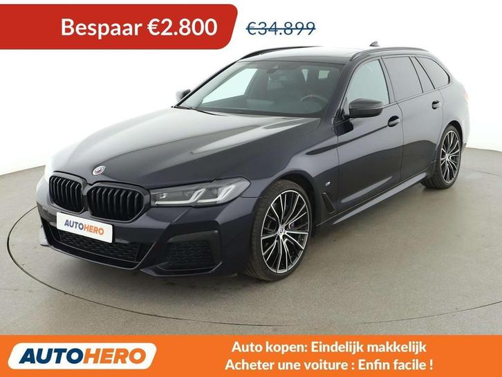 BMW 5 Serie 520 520d M Sport (bj 2022, automaat), Auto's, BMW, Te koop, 5 Reeks, ABS, Achteruitrijcamera, Airbags, Airconditioning