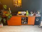Uniek design sideboard in de stijl van Giotto Stoppino, Huis en Inrichting, Ophalen, Gebruikt, 200 cm of meer, Met deur(en)
