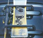 Retro Skidrager Thule 4 ski's of 2 snowboards dakdrager Peug, Auto diversen, Dakdragers, -, -, Nieuw, Ophalen of Verzenden