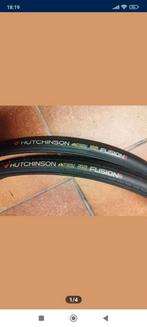 2 pneus Hutchinson Fusion 25 mm tubeless, Ophalen of Verzenden, Zo goed als nieuw