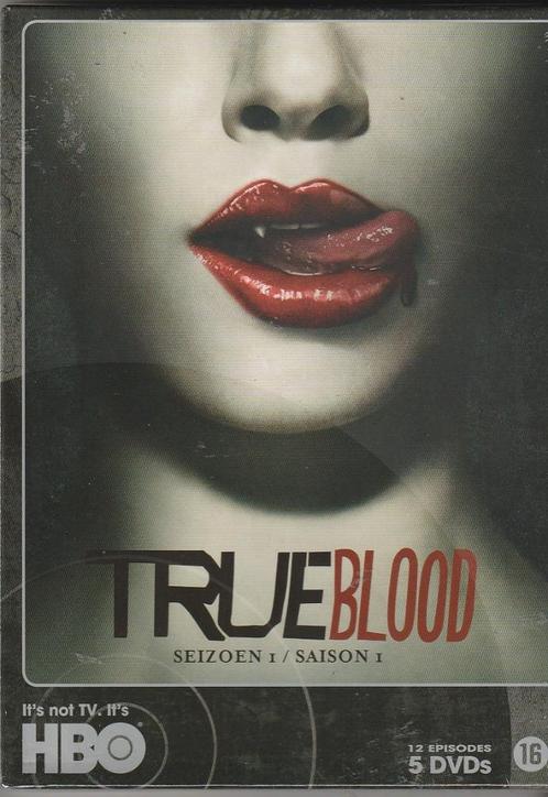 True Blood seizoen 1, 2 & 4, Cd's en Dvd's, Dvd's | Horror, Zo goed als nieuw, Vampiers of Zombies, Boxset, Vanaf 16 jaar, Ophalen of Verzenden