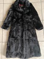 Te koop bontjas, Kleding | Dames, Jassen | Winter, Ophalen, Gedragen, Maat 38/40 (M), Zwart